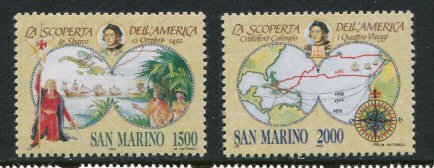 San Marino #1249-50 MNH