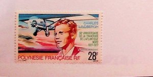 FRENCH POLYNESIA Sc C149 NH ISSUE OF 1977 - AVIATION