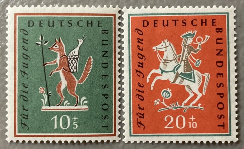 Germany  1957 #b360-1, Study Trips, MNH.