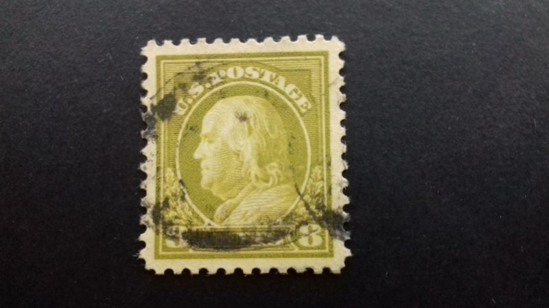 United States  Benjamin Franklin 8c Used