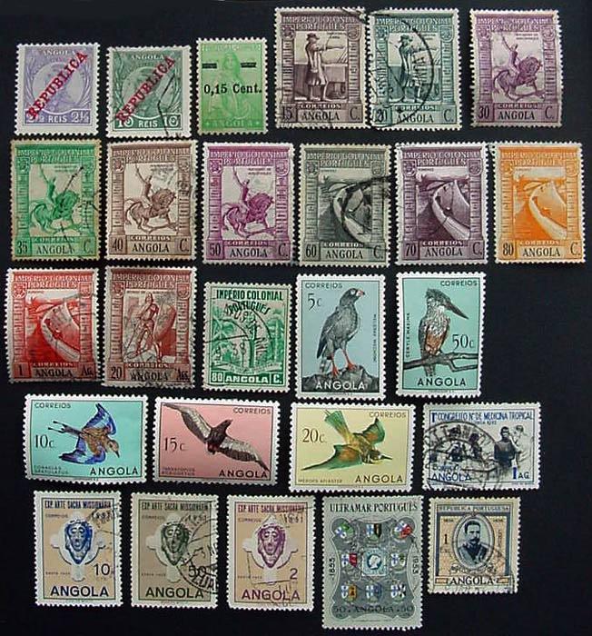 Packet, Angola, 48 Different, Scott 103 // RA18