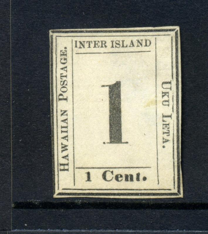  Hawaii Scott #23 Numeral Laid Paper Unused Stamp (Stock #H23-36)
