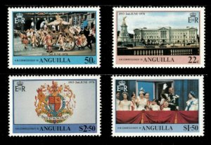 Anguilla 1978 - Queen Elizabeth Coronation, 25 Years - Set of 4v - 315-18 - MNH