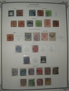 DENMARK COLLECTION 1851-2002 in Scott Specialty Album, mint and used Scott $4718