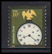 3762 10c American Clock Fine MNH