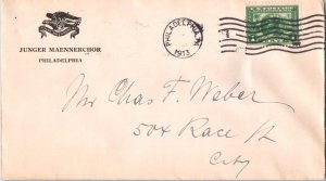 United States Pennsylvania Philadelphia 1913 machine  1c Panama Pacific  Illu...