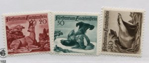 LIECHTENSTEIN  243-45    MNH