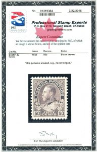 CANADA #120, Mint-XF-Sup-OG-NH W/ PSE Cert (DFP 8/3/20) 