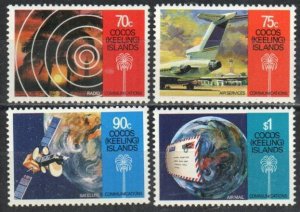 Cocos Islands Stamp 162-165  - Communications