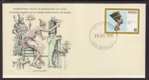 Grenada Art 1980 U/A FDC BIN