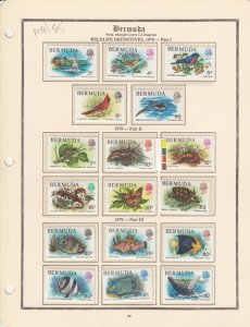 Bermuda 363-79 Wildlife mnh