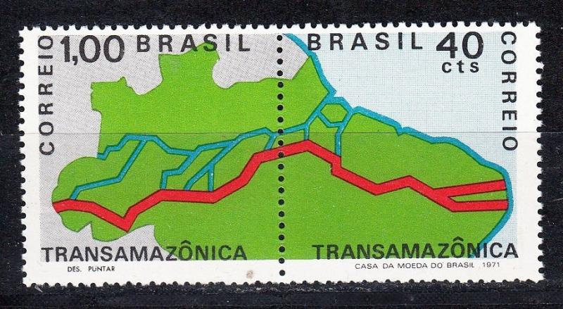 Brazil Scott 1190a Mint NH (Catalog Value $20.00)