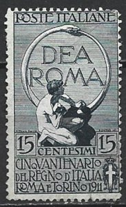 COLLECTION LOT 20684 ITALY #122 1911 CV+$72