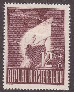 Austria B219 Hinged 1947 Prisoners Mail