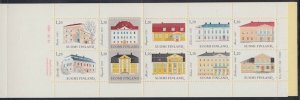 FINLAND Sc# 672a-j CPL MNH BOOKLET of 10 DIFFERENT MANOR HOUSES