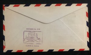 1935 Big Sur CA USA Cover Macon Airship ZRS5 Airmail Zeppelin Memorial Day