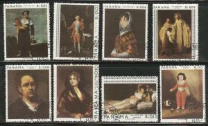 Panama  Scott 481-481G MNH** 1967 Favor Canceled Art set CTO