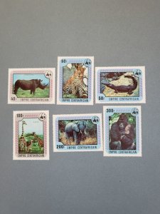 Stamps Central African Republic Scott #323-8 nh