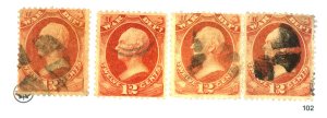 O89 (4) USED FINE CPL SM DEFECTS Cat $48