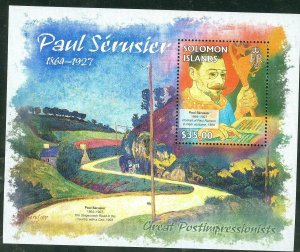 SOLOMON ISLANDS 2013 GREAT IMPRESSIONISTS  PAUL SERUSIER  SOUVENIR SHEET MINT NH