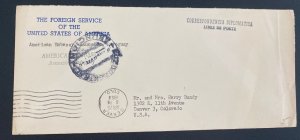 1958 Asuncion Paraguay American Embassy Diplomatic Cover To Denver Co USA