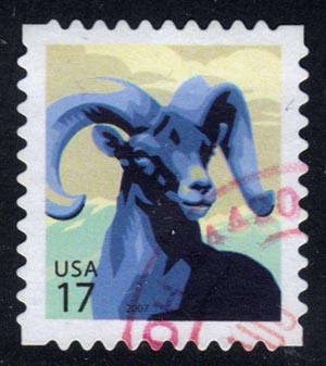 US #4138 Bighorn Sheep, used (0.25)