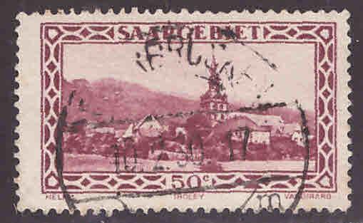 Saar Scott 126  Used stamp