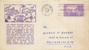 802 3c VIRGIN ISLANDS - FDC #27