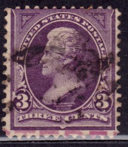 United States, 1890, Jackson, 3c, sc#221, used