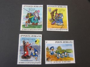 Romania 1985 Sc 3332-34,39 CTO Disney MNH