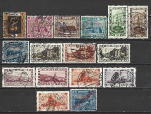 COLLECTION LOT 7665 SAAR 16 STAMPS 1921+