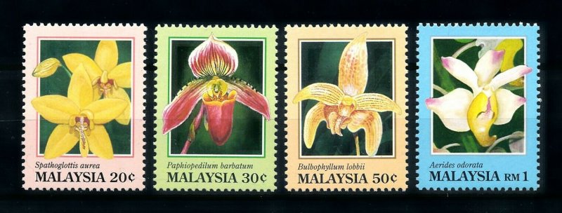 [79906] Malaysia 1994 Flora Flowers Blumen Orchids  MNH