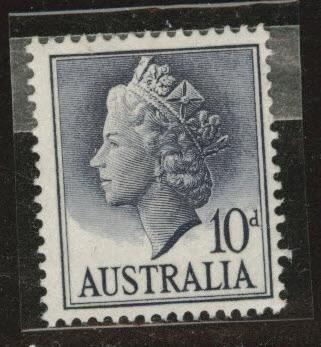 Australia  Scott 299 MNH** 1957 gray blue QE2 