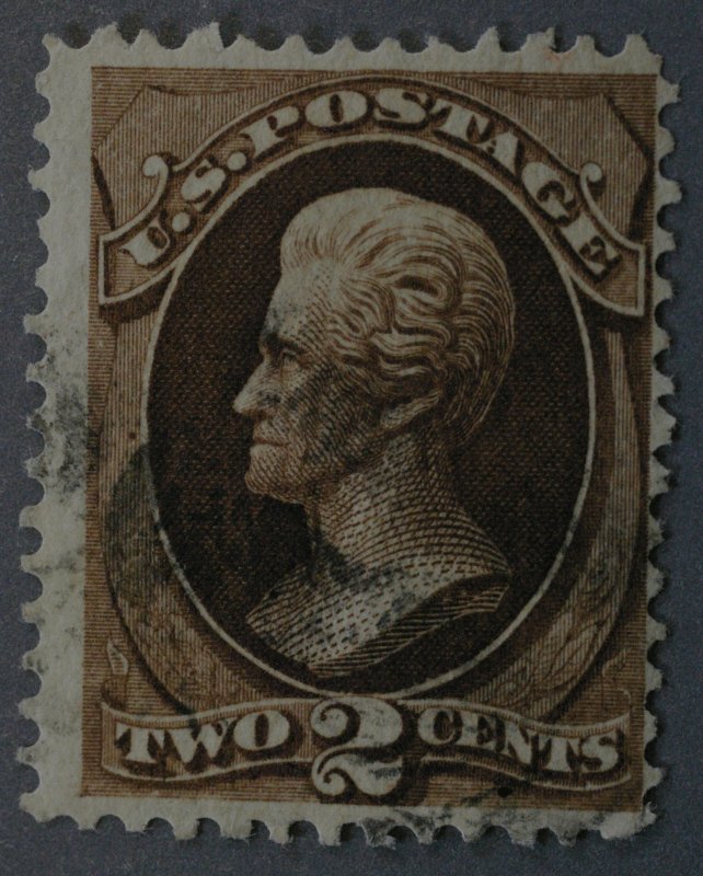 United States #146 2 Cent Jackson Light Cancel Used