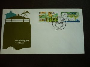 Stamps - Niue - Scott# 177-178 - First Day Cover