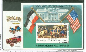 Burkina Faso (formerly Upper Volta) #367A/C208v Mint (NH) Souvenir Sheet
