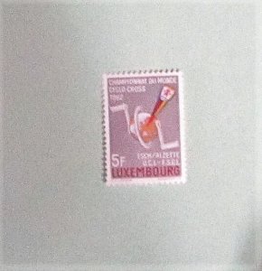 Luxembourg - 385, MNH. Emblem 1962 Championship. SCV - $0.45