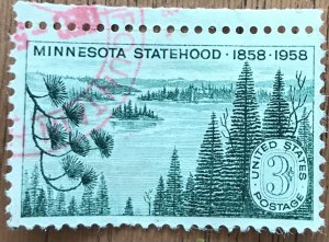 US #1106 Used Single w/selvage Minnesota SCV $.25