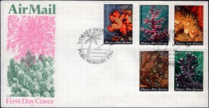 Papua New Guinea, Worldwide First Day Cover, Marine Life