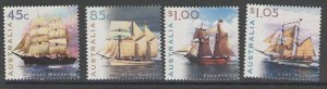 AUSTRALIA SG1846/9 1999 SAILING SHIPS MNH