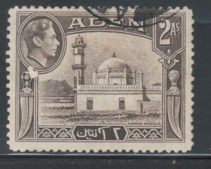 Aden 1939 King George VI & Aidrus Mosque 2a Scott # 20 Used