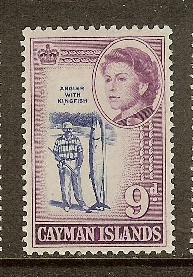 Cayman Islands, Scott #161, 9p Queen Elizabeth II, MH