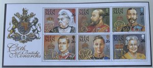 ISLE OF MAN 1999 BRITISH MONARCHS. SGMS844 MNH ..SEE SCAN