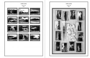 HONG KONG [SAR] 1998-2010 + 2011-2020 STAMP ALBUM PAGES (309 PDF b&w il. pages)