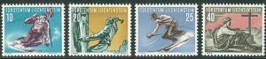 LIECHTENSTEIN #289-92 Complete set, og, NH, VF, Scott $37.50