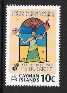 CAYMAN ISLANDS SG945 2001 WOMEN'S HUMAN RIGHTS CAMPAIGN  MNH