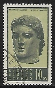 Cyprus # 208 - Head of Apollo - used.....{ZW6}