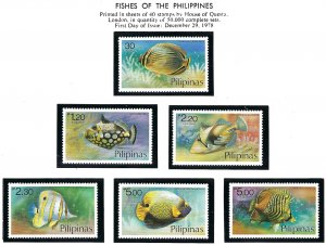 Philippines 1379-84 MNH  SCV $11.80 BIN $6.75