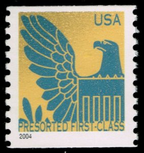 US #3847 Eagle - WAG Perf. 9.75 Vert; MNH