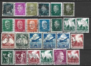COLLECTION LOT 7672 GERMANY 25 STAMPS 1926+ CV+$27